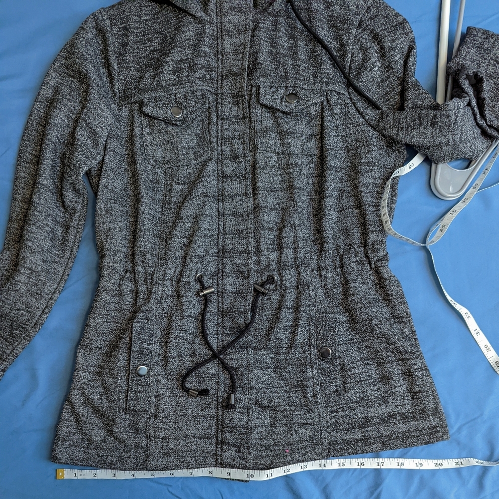 Full Tilt Women's Coat in Heather Gray - Picture 5 of 11